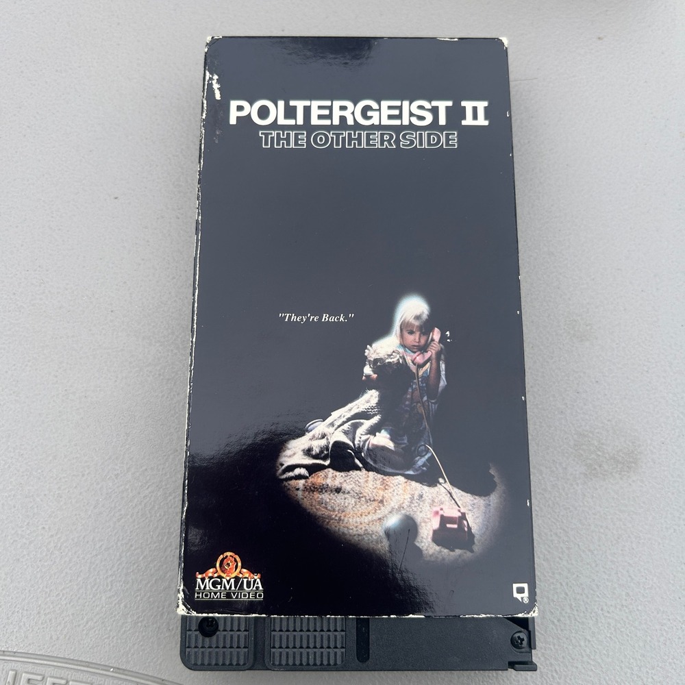 Poltergeist II The Other Side VHS 1986 Horror Movie MGM UA Home Video M800940